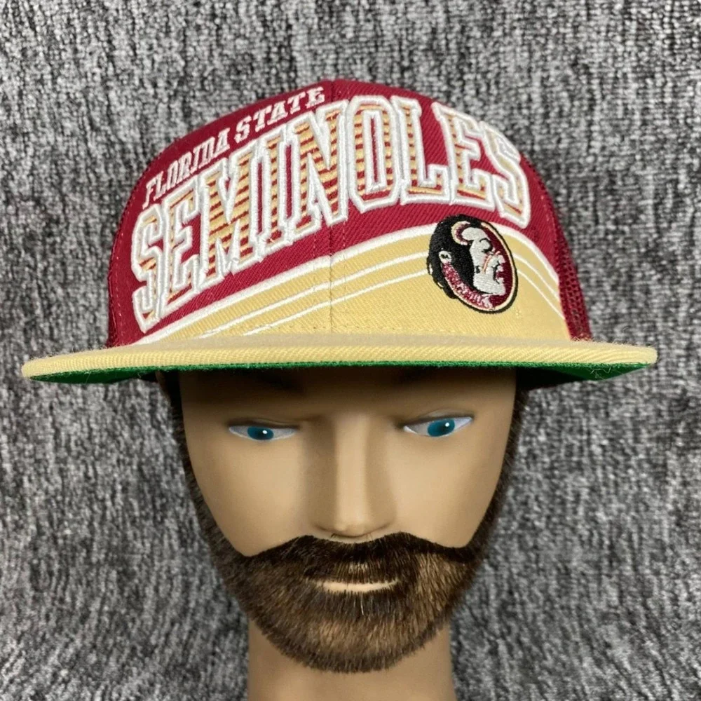 Top Of The World Florida State Seminoles Trucker Hat Snapback FSU Green Bottom